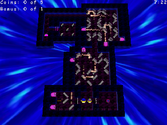 Thumbnail for a map of Classic At The Edge Of Space And Time: House Of Mirrors for the PC game Return Of The Phantom.