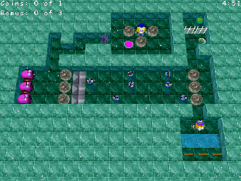 Thumbnail for a map of Classic Back In The Swing Of Things: Boulder Blockade for the PC game Return Of The Phantom.