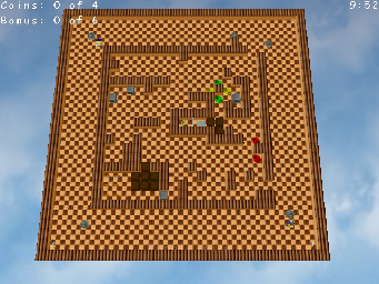 Thumbnail for a map of Classic Full Circle: Marble Maze for the PC game Return Of The Phantom.