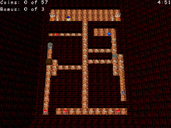Thumbnail for a map of Classic Retrogaming, Wonderland-Style: Dig Dug! for the PC game Return Of The Phantom.