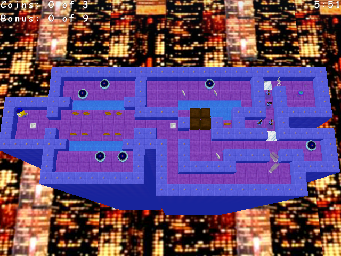 Thumbnail for a map of Classic Robot City: Close Encounters Of The Wonderland Kind for the PC game Return Of The Phantom.