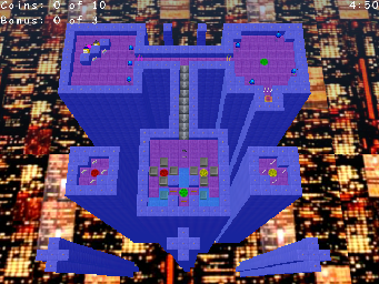 Thumbnail for a map of Classic Robot City: Starlight Lounge for the PC game Return Of The Phantom.