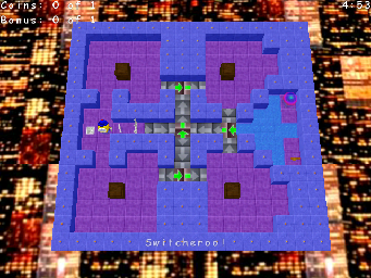 Thumbnail for a map of Classic Robot City: Switcheroo! for the PC game Return Of The Phantom.