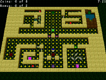 Thumbnail for a map of Classic Temple Of Fire: Remote Control for the PC game Return Of The Phantom.