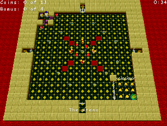 Thumbnail for a map of Classic Temple Of Fire: The Arena for the PC game Return Of The Phantom.