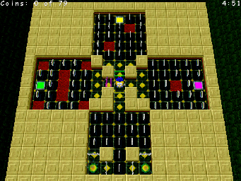 Thumbnail for a map of Classic Temple Of Fire: The Fire Pit for the PC game Return Of The Phantom.