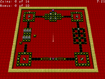 Thumbnail for a map of Classic Temple Of Fire: Walking On Hot Coals for the PC game Return Of The Phantom.