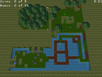 Thumbnail for a map of Classic The Secret Garden: Can't See The Forest For The Trees for the PC game Return Of The Phantom.