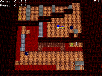 Thumbnail for a map of Classic Underwonderworld: Hot Stuff for the PC game Return Of The Phantom.