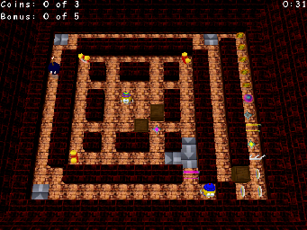 Thumbnail for a map of Classic Underwonderworld: Tick Tock for the PC game Return Of The Phantom.