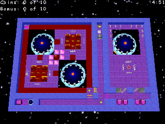 Thumbnail for a map of Deluxe Rescue In Space: Loof All Alone for the PC game Return Of The Phantom.