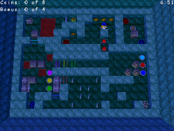 Thumbnail for a map of Deluxe Secret Passages: Footstep Of The Inner Sanctum for the PC game Return Of The Phantom.