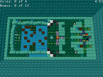 Thumbnail for a map of Deluxe Secret Passages: Trapped! for the PC game Return Of The Phantom.