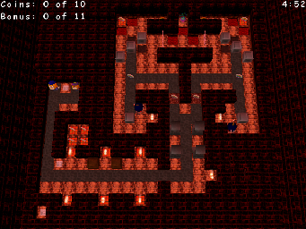 Thumbnail for a map of Deluxe Under The Foggy Mountains: Deep Underground for the PC game Return Of The Phantom.