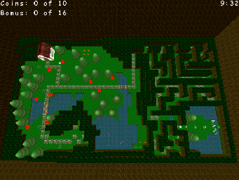 Thumbnail for a map of Platinum The Forest Maze for the PC game Return Of The Phantom.
