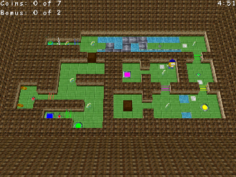 Thumbnail for a map of Tutorial Turtorial Set 1: Buttons And Barriers for the PC game Return Of The Phantom.