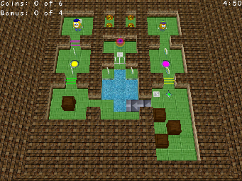 Thumbnail for a map of Tutorial Turtorial Set 1: Introducing Loof! for the PC game Return Of The Phantom.