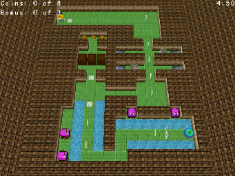 Thumbnail for a map of Tutorial Turtorial Set 1: Watch Your Step! for the PC game Return Of The Phantom.
