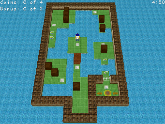 Thumbnail for a map of Tutorial Turtorial Set 1: Water, Water Everywhere for the PC game Return Of The Phantom.