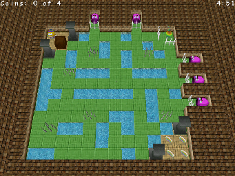 Thumbnail for a map of Tutorial Turtorial Set 2: Obstacle Course for the PC game Return Of The Phantom.