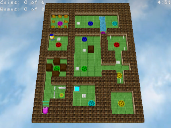 Thumbnail for a map of Tutorial Turtorial Set 2: Teleportation for the PC game Return Of The Phantom.