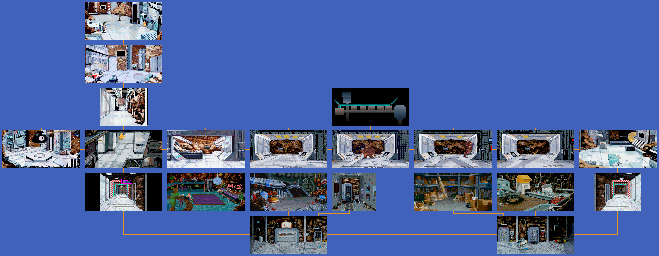 Thumbnail for a map of Keeper's Base (Unmarked) for the PC game Rex Nebular And The Cosmic Gender-Bender.