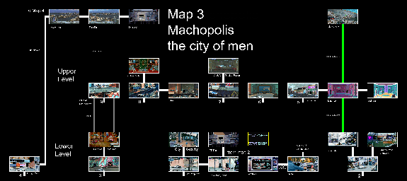 Thumbnail for a map of Machopolis for the PC game Rex Nebular And The Cosmic Gender-Bender.