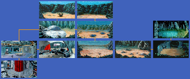Thumbnail for a map of Ocean Bed (Unmarked) for the PC game Rex Nebular And The Cosmic Gender-Bender.