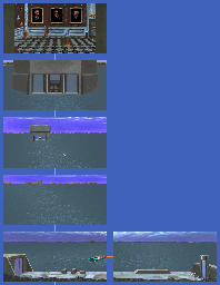 Thumbnail for a map of Submerged Machopolis (Unmarked) for the PC game Rex Nebular And The Cosmic Gender-Bender.