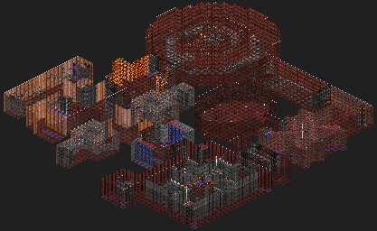 Thumbnail for a map of Comm-bat 03: Fun House for the PC game Rise Of The Triad.
