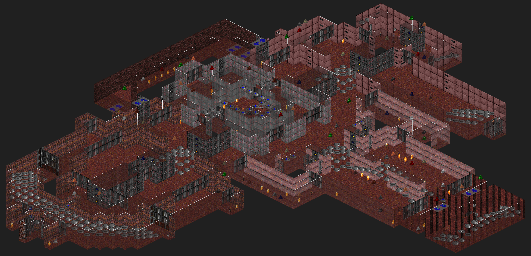 Thumbnail for a map of Comm-bat 06: Hill And Hill Again for the PC game Rise Of The Triad.