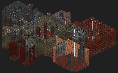 Thumbnail for a map of Comm-bat 10: The Well for the PC game Rise Of The Triad.