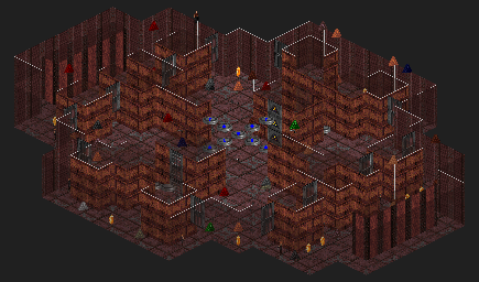 Thumbnail for a map of Comm-bat 11: Way Too Tiny for the PC game Rise Of The Triad.