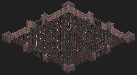 Thumbnail for a map of Comm-bat 14: Checkers for the PC game Rise Of The Triad.