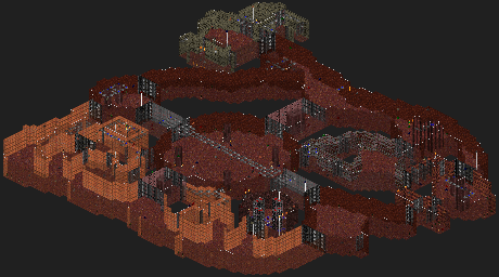 Thumbnail for a map of Comm-bat 15: Tree House for the PC game Rise Of The Triad.