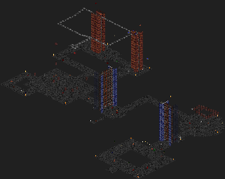 Thumbnail for a map of Comm-bat 17: Impossible Land for the PC game Rise Of The Triad.
