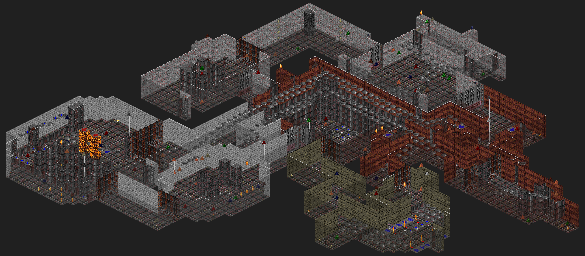 Thumbnail for a map of Comm-bat 21: Above All This for the PC game Rise Of The Triad.