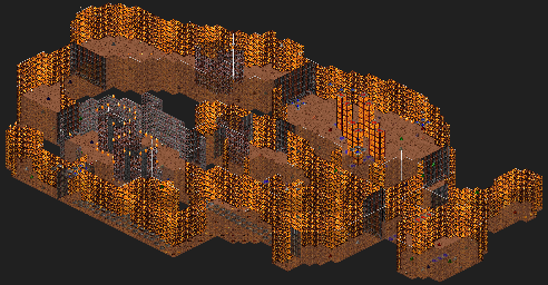 Thumbnail for a map of Comm-bat 26: Lotta Lava for the PC game Rise Of The Triad.