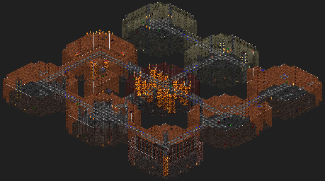 Thumbnail for a map of Comm-bat 33: Think Up! for the PC game Rise Of The Triad.
