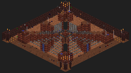 Thumbnail for a map of Comm-bat 34: Ziggurattack for the PC game Rise Of The Triad.