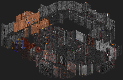 Thumbnail for a map of Comm-bat 41: King Of The Hill for the PC game Rise Of The Triad.