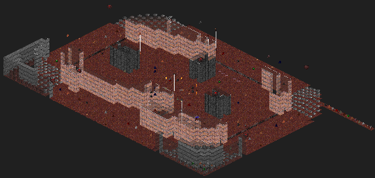 Thumbnail for a map of Comm-bat 48: Race Track for the PC game Rise Of The Triad.