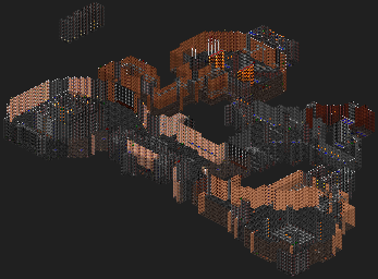 Thumbnail for a map of Comm-bat 49: Cave In for the PC game Rise Of The Triad.