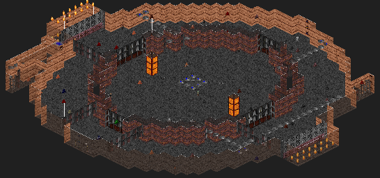 Thumbnail for a map of Comm-bat 50: Glen Park for the PC game Rise Of The Triad.