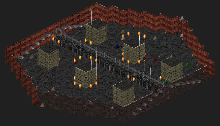 Thumbnail for a map of Comm-bat 54: Staff Meeting for the PC game Rise Of The Triad.