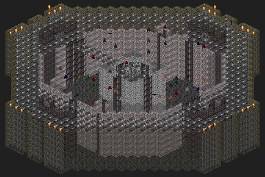Thumbnail for a map of Comm-bat 90: The Siege for the PC game Rise Of The Triad.
