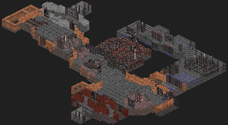 Thumbnail for a map of Download Reject Pack - 08: Great Wally for the PC game Rise Of The Triad.