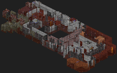 Thumbnail for a map of Download Reject Pack - 11: Red Rum! Red Rum! for the PC game Rise Of The Triad.