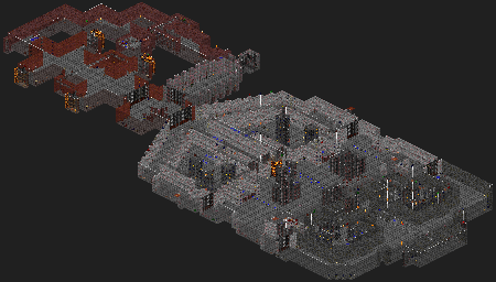 Thumbnail for a map of Download Reject Pack - 13: Spears Of Density for the PC game Rise Of The Triad.