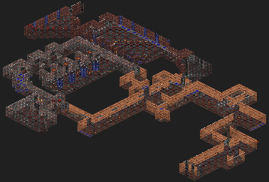 Thumbnail for a map of Extreme Rise Of The Triad E3A3: Bridge Over Trouble for the PC game Rise Of The Triad.